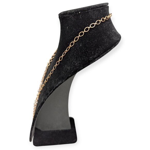 Copper & Turquoise Cross Pendant Necklace 2" x 1.5" w/Chain Necklace - Picture 7 of 11